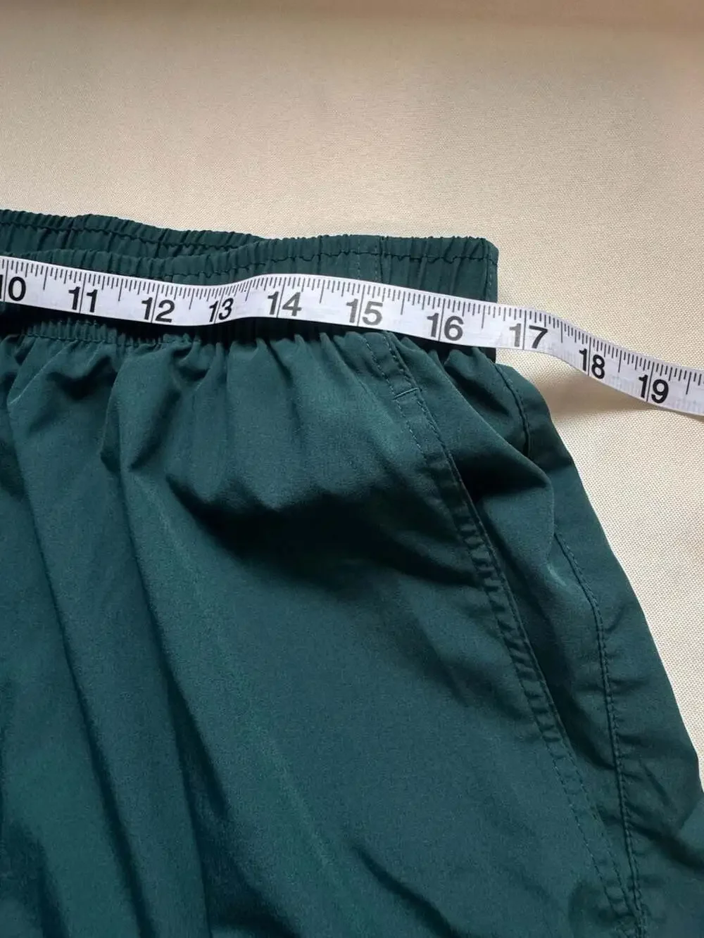 Men’s Large Dark Teal Athletic Shorts Gym Workout Running Activewear Stretch